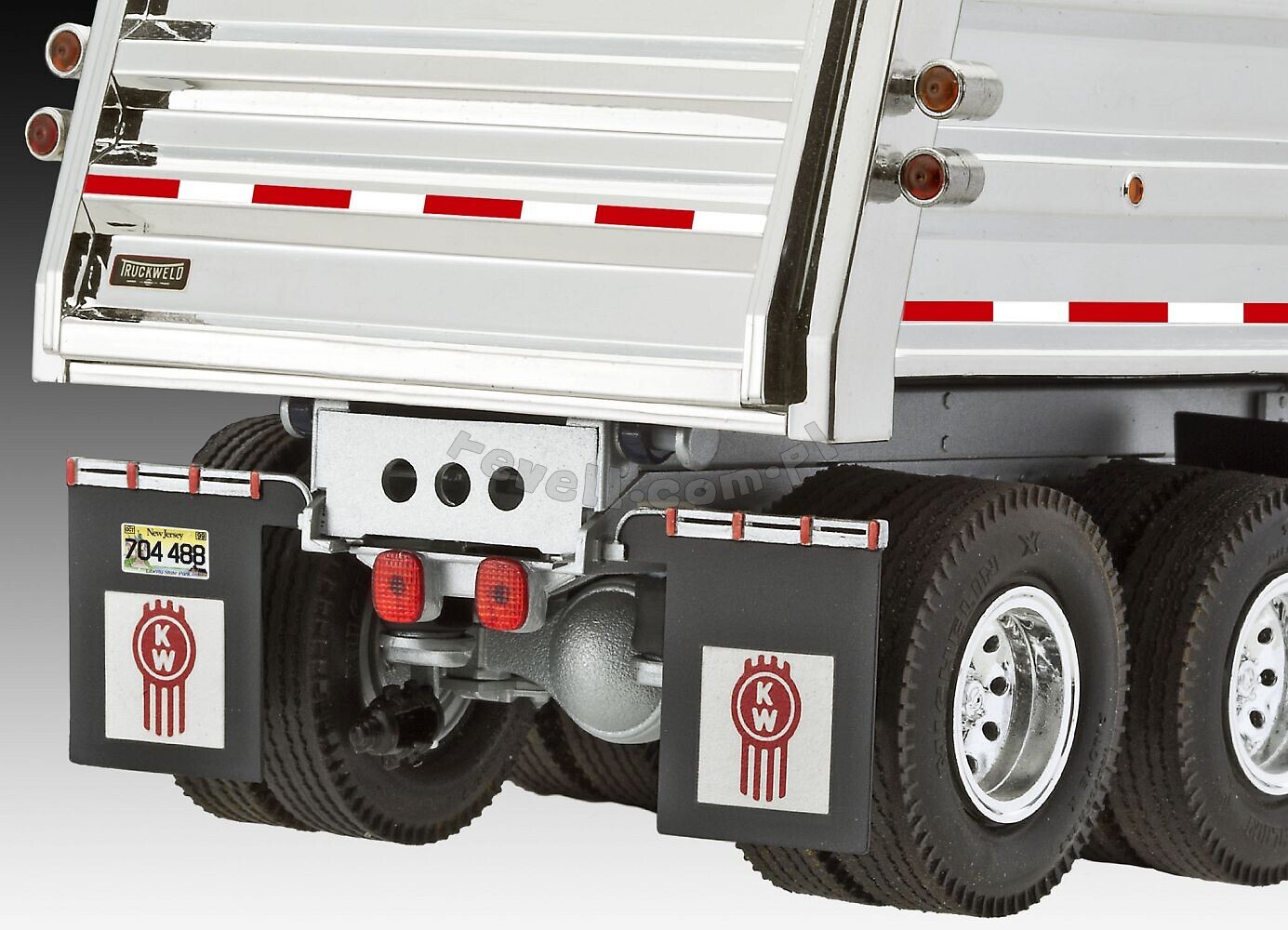 Kenworth Dump Truck Modele do sklejania dla modelarzy