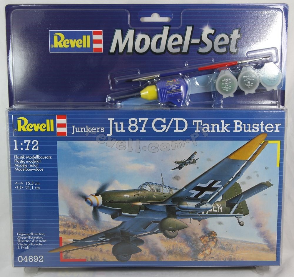 [Produkt archiwalny] Model Set Junkers Ju87 G/D Tank Modele do