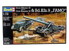 21cm Mörser 18 oder 17cm Kanone 18 & Sd.Kfz.9 FAMO