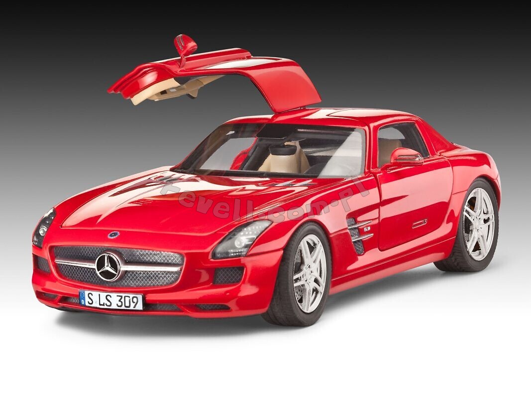 Maquette voiture : Metal Kit : Mercedes Benz SLS AMG