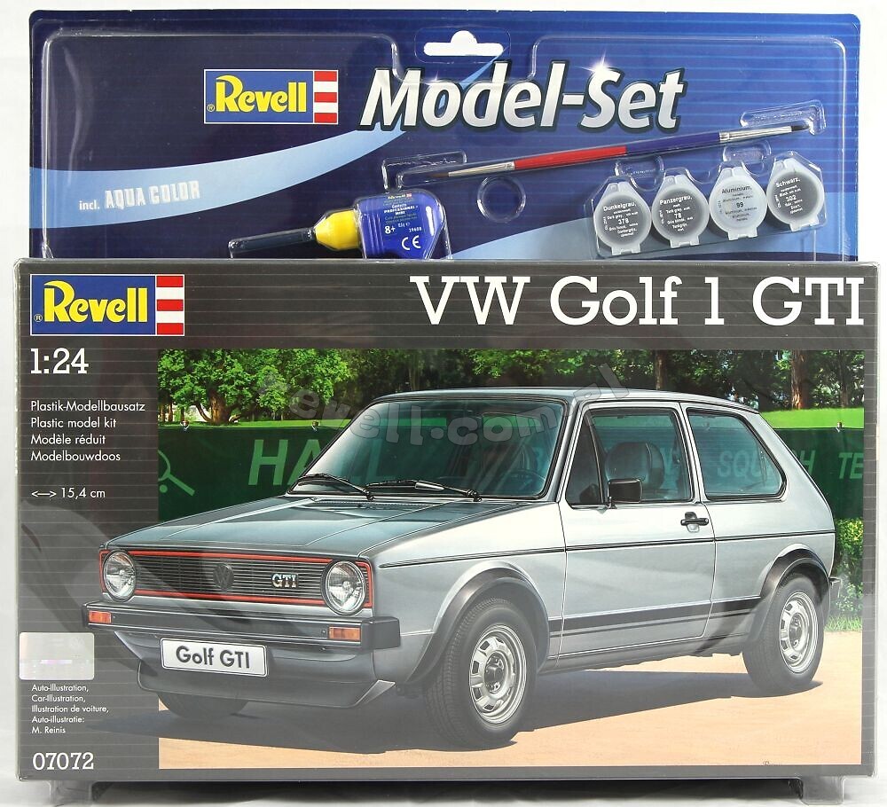 VW Golf 1 GTI Modele do sklejania dla modelarzy 10