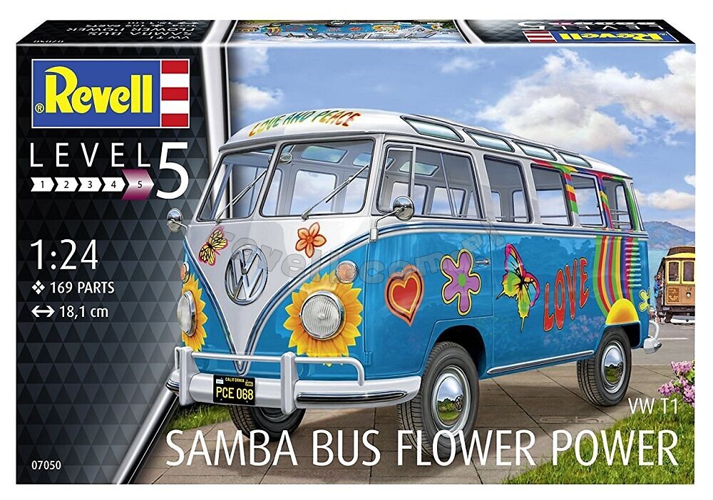 VW T1 Samba Bus Flower Power Samochody klasyczne do