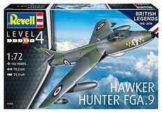 Hawker Hunter FGA. 9 - uszkodzone pudełko