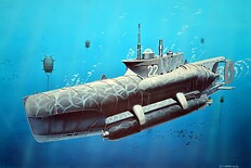 German Submarine Type XXVIIB - uszkodzone opakowanie