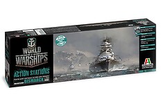 Battleship Bismarck - World of Warships - uszkodzone pudełko