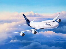 Boeing 747-8 Lufthansa New Livery - uszkodzone opakowanie