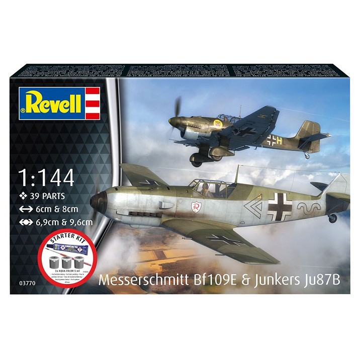 Messerschmitt Bf109E - Junkers Ju87B Stuka