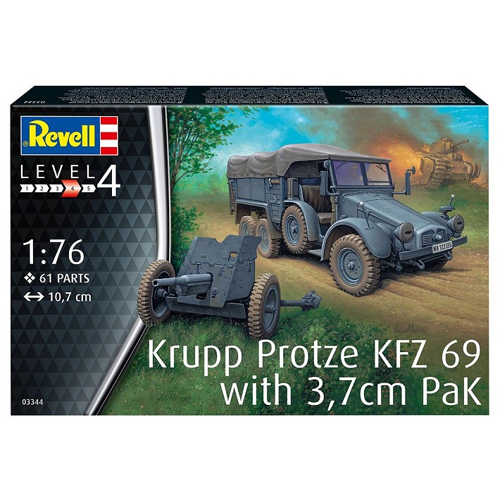 Krupp Protze KFZ 69 with 3,7cm Pak