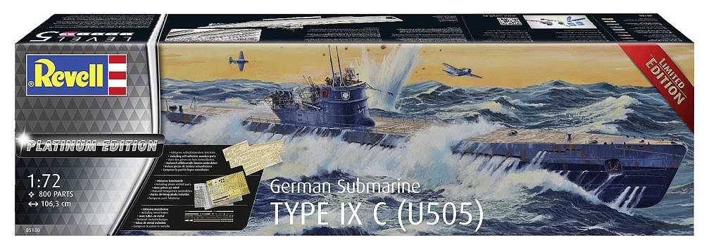 German Submarine Type IX (U505) - Limited Edition