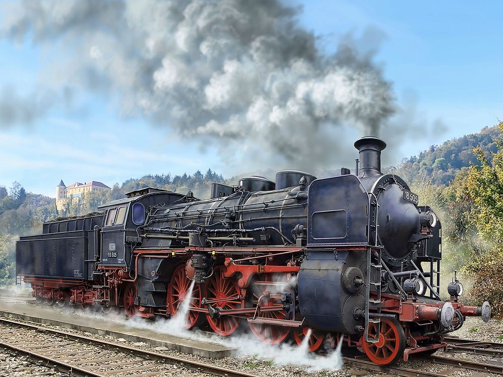 Schnellzuglokomotive BR 18 505 z Tender 2'3' T38 - fot. 8