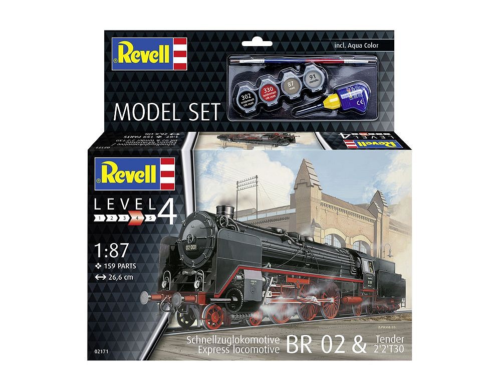 Express locomotive BR 02 - Tender 2'2'T30