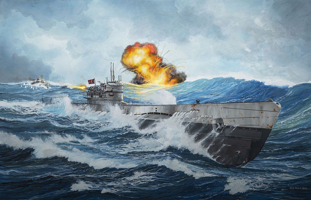 German Submarine Type IX C/40 U190 - fot. 8