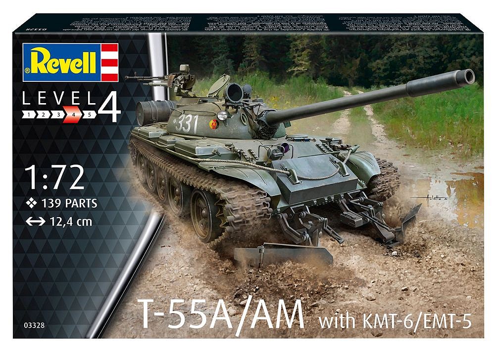 T-55A/AM with KMT-6/EMT-5