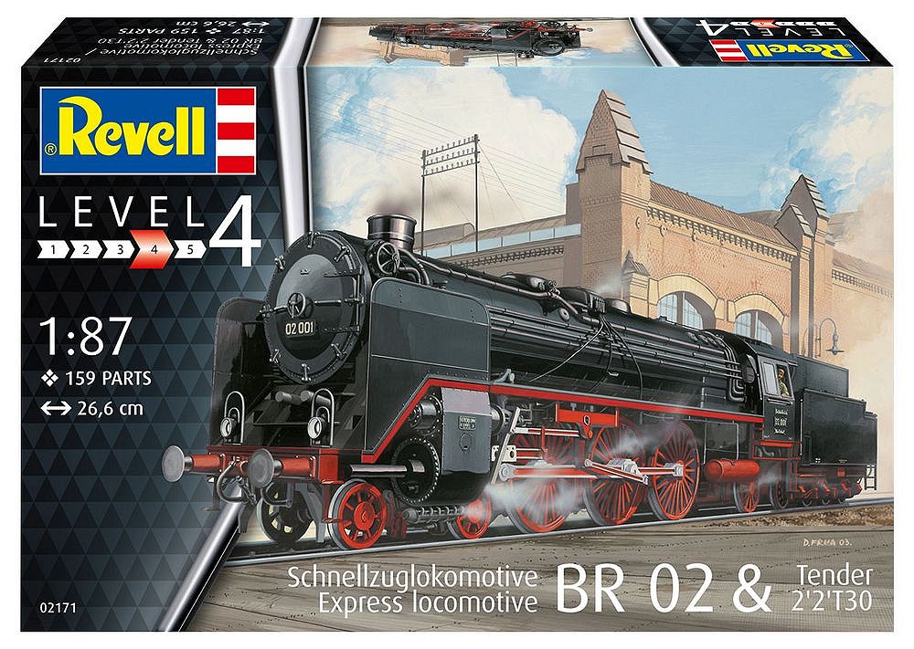 Express locomotive BR 02 - Tender 2'2'T30