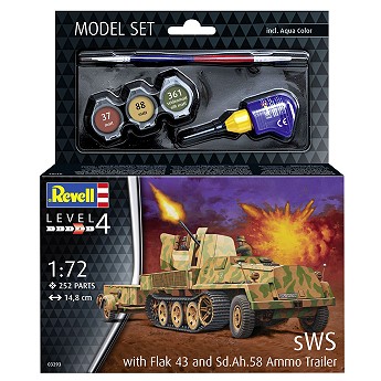sWS with Flak 43 and Sd.Ah. 58 Ammo Trailer