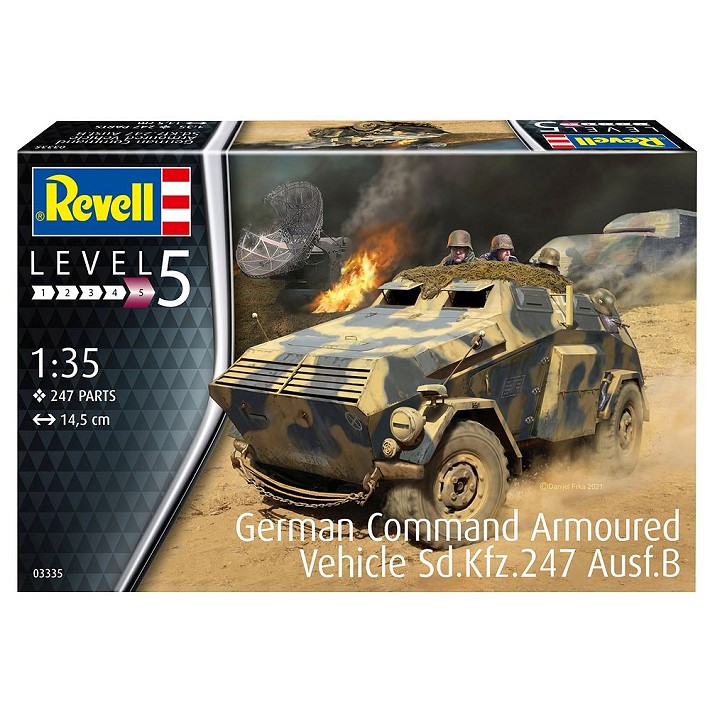 German Armoured Vehicle Sd.Kfz.247 Ausf.B -uszkodzone pudełko