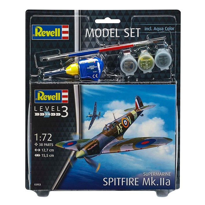 Supermarine Spitfire MK.IIa - uszkodzone pudełko