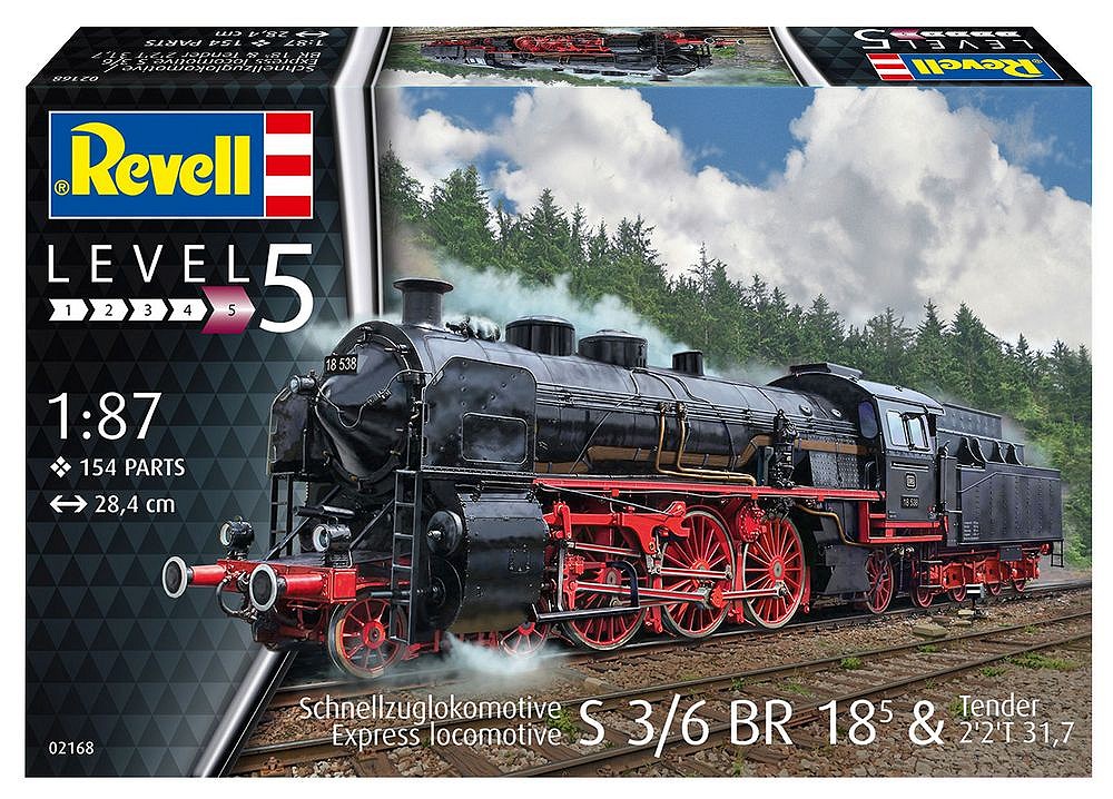 Schnellzuglokomotive S3/6 BR18-Tender - uszkodzone pudełko