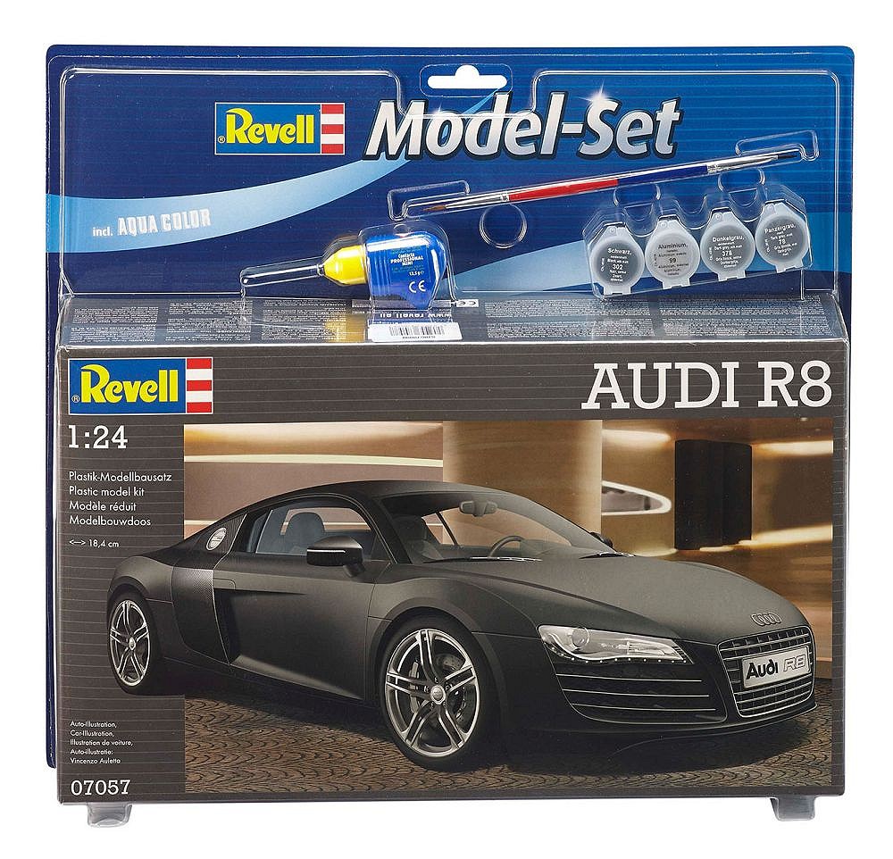 Audi R8 Black - uszkodzone  pudełko