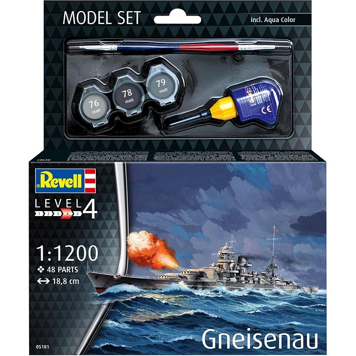 Gneisenau - uszkodzone pudełko