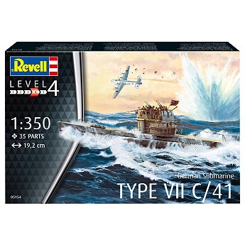 German Submarine Type VII C/41 - uszkodzone pudełko
