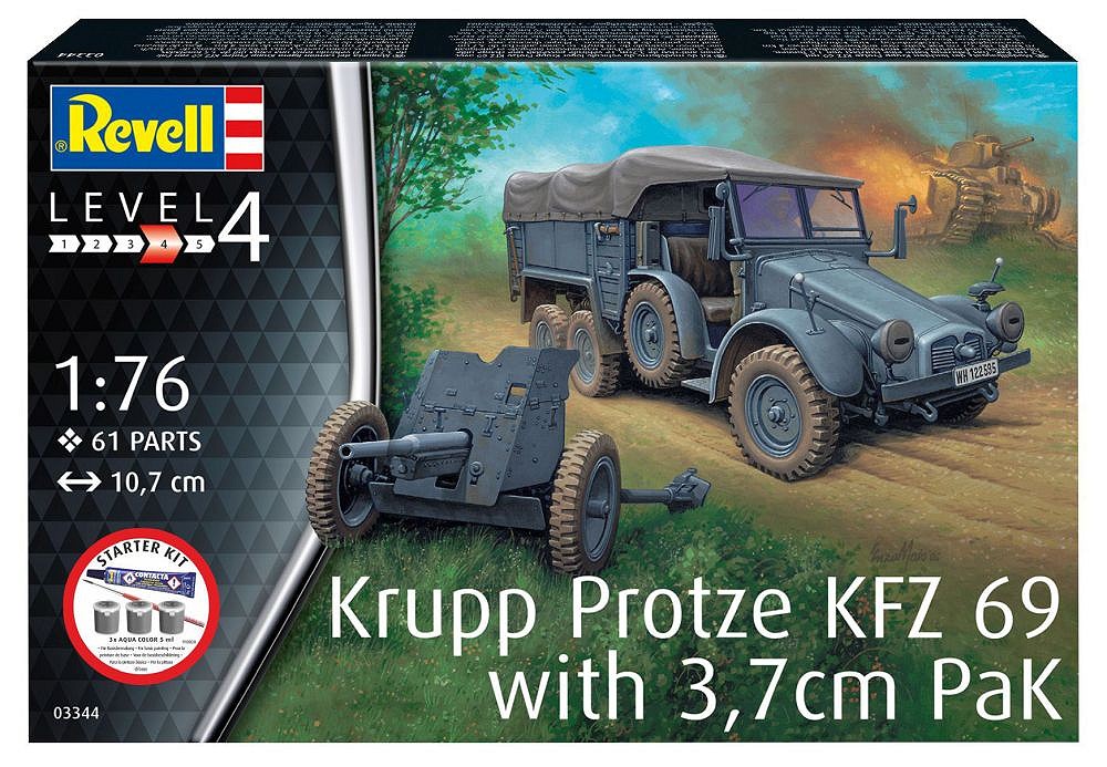 Krupp Protze KFZ 69 with 3,7cm Pak