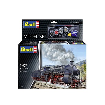 Schnellzuglokomo. BR 18 505 z Tender 2'3' T38 - uszk. pudełko
