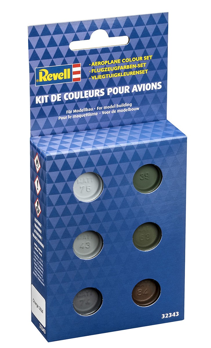 Aircraft Colour Set - Email Color Enamel - 6x 14ml