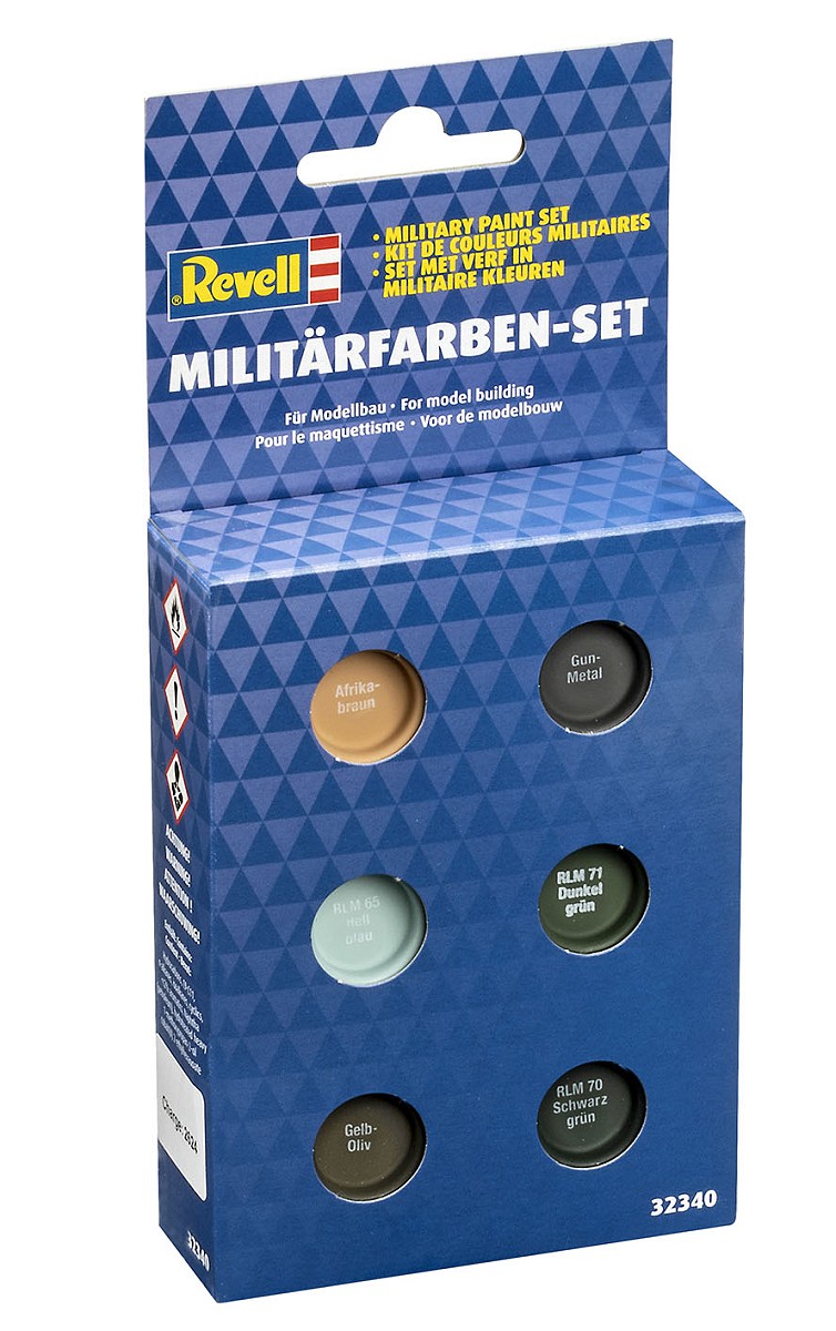Military Colour Set - Email Color Enamel - 6x 14ml