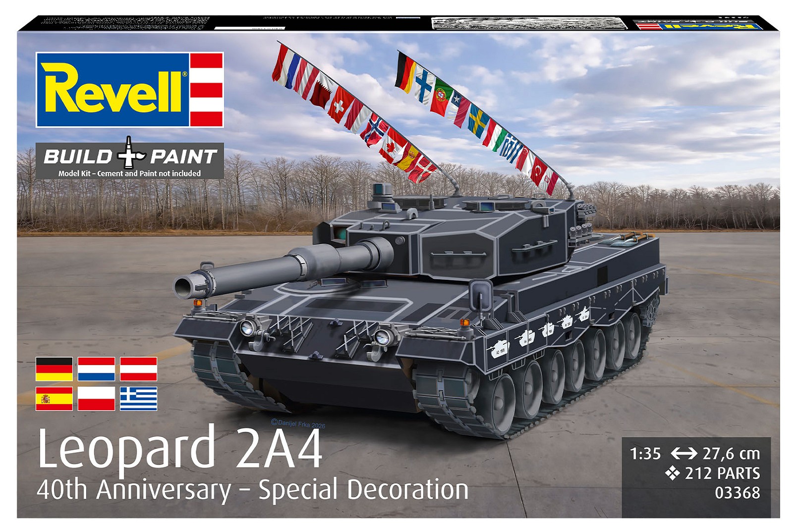 Leopard 2A4 40th Anniversary - Special Decoration