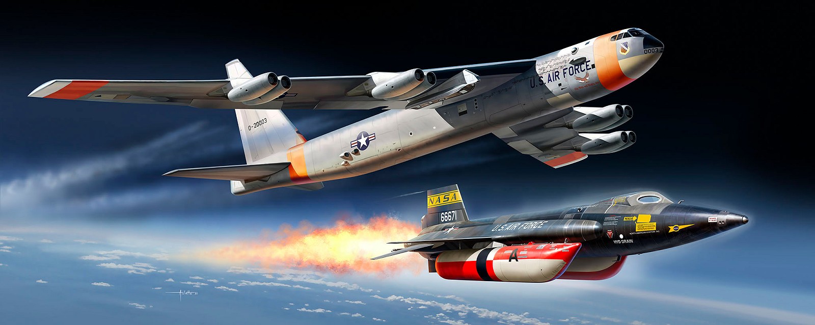 Boeing NB-52 & X-15 - fot. 8