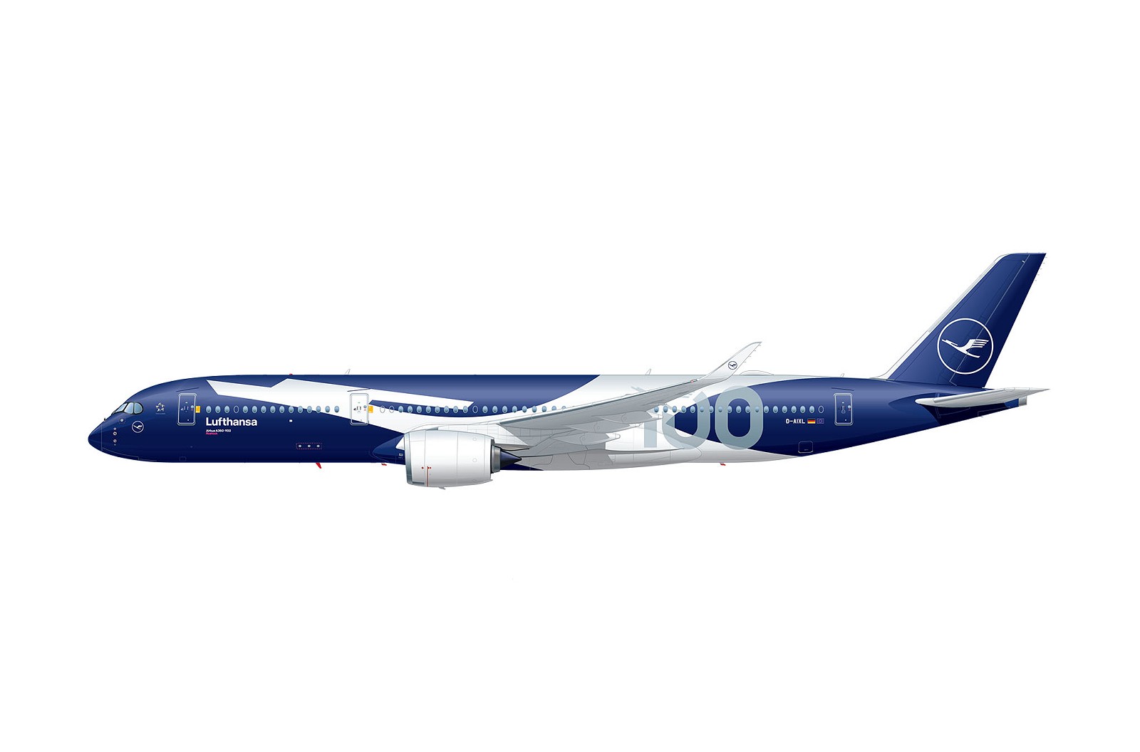 Airbus A350-900 Lufthansa 100 years - fot. 3