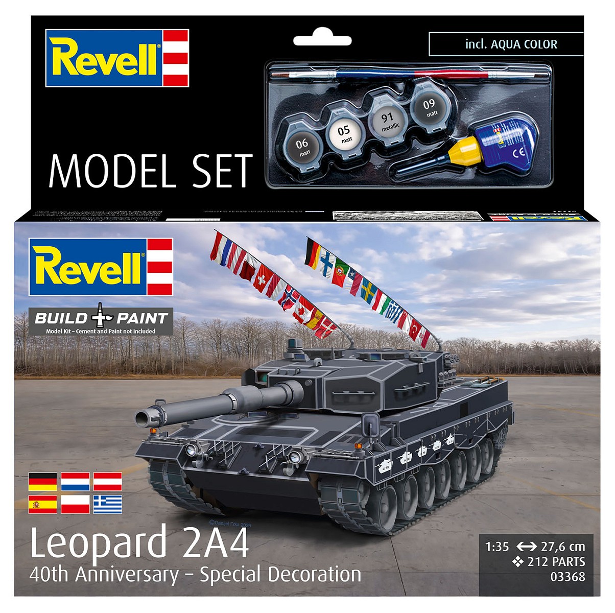 Leopard 2A4 40th Anniversary - Special Decoration