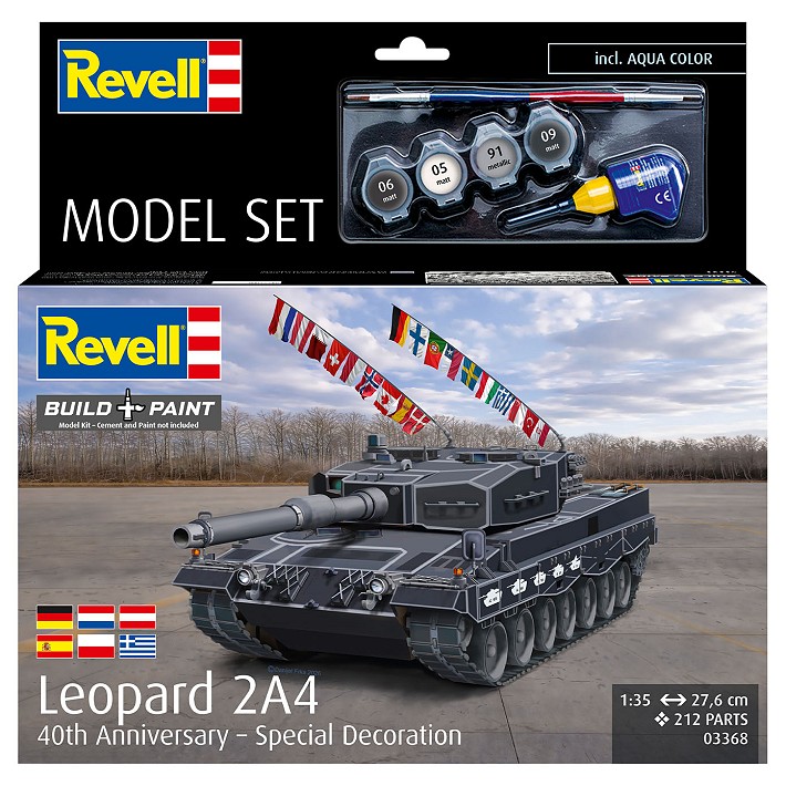 Leopard 2A4 40th Anniversary - Special Decoration