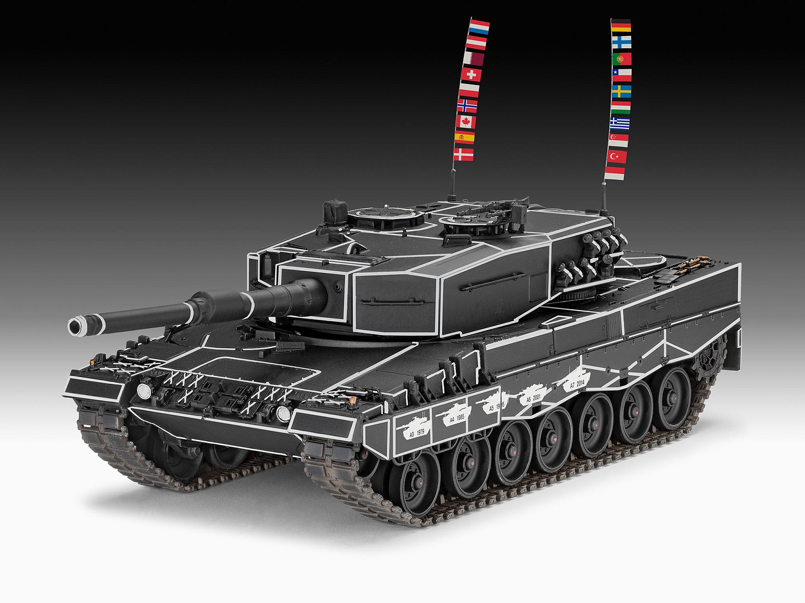 Leopard 2A4 40th Anniversary - Special Decoration - fot. 2
