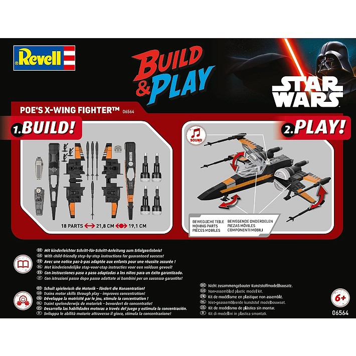 Poe's X-Wing Fighter (w/Sound) Build & Play - fot. 8