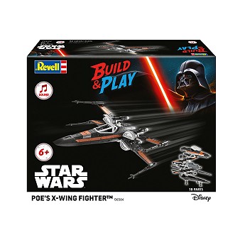 Poe's X-Wing Fighter (w/Sound) Build & Play