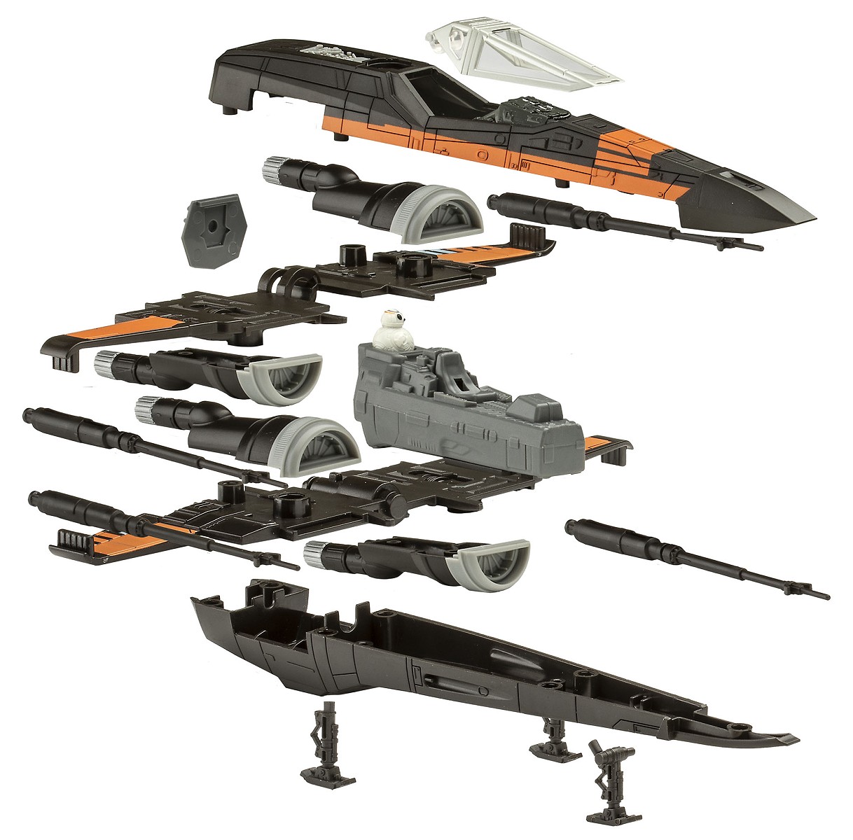 Poe's X-Wing Fighter (w/Sound) Build & Play - fot. 6